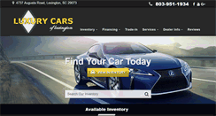 Desktop Screenshot of luxurycarsoflexington.com
